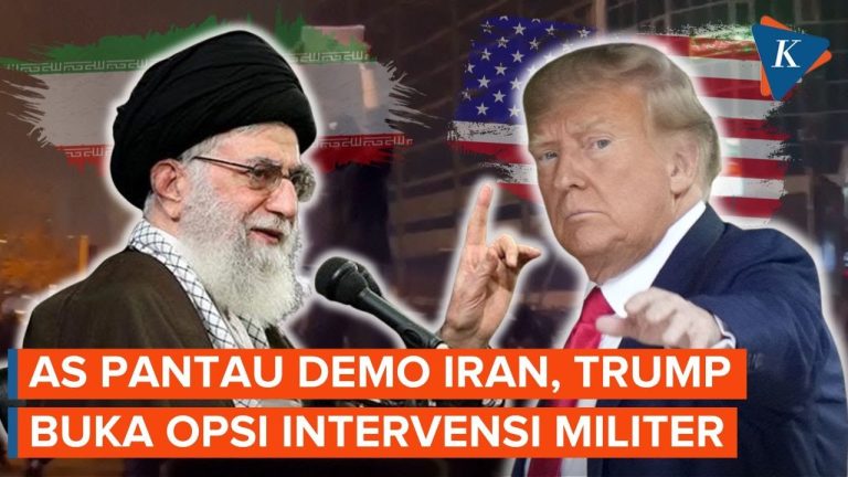 Trump Ancam Intervensi Militer di Iran, China Bereaksi Tegas: Ini Kata Beijing